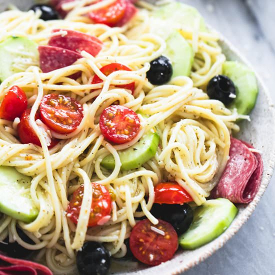 Italian Spaghetti Pasta Salad