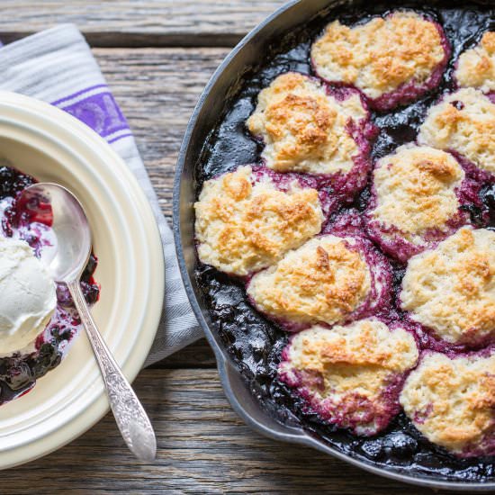 Black Raspberry Cobbler