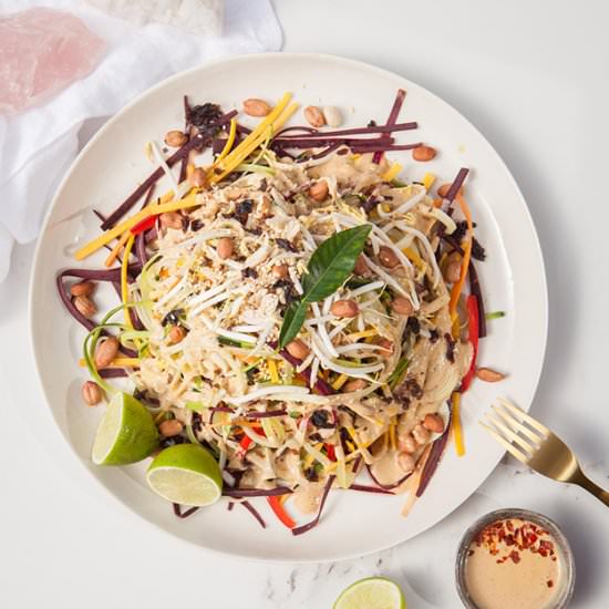 Raw Rainbow Pad Thai