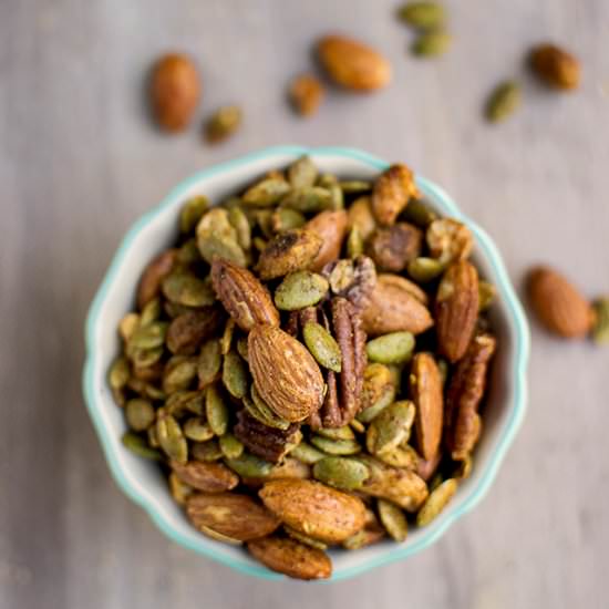 Spicy Roasted Nuts