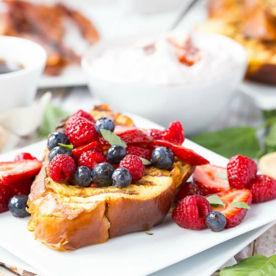 Stuffed Grilled French Toast