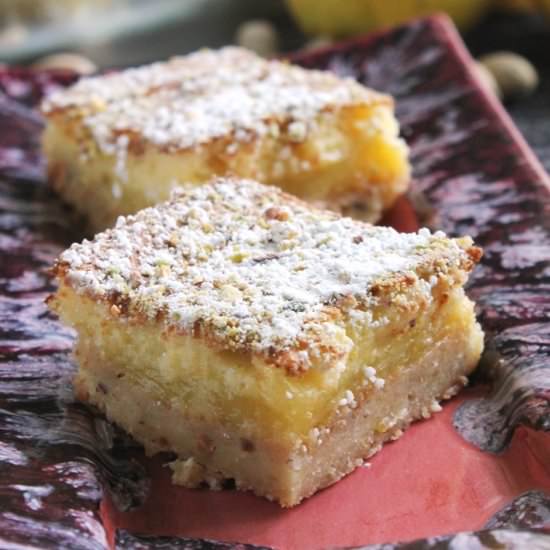 Lemon-Lime Pistachio Bars