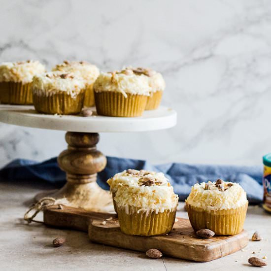 Almond Coconut Cupcakes