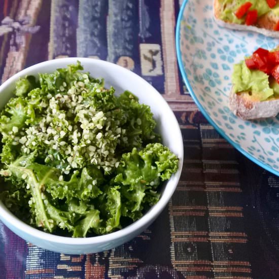 Only kale can save us now salad