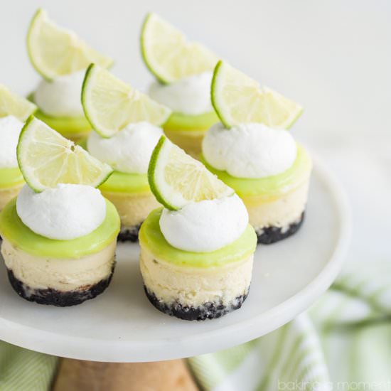 Lime Mini Cheesecakes