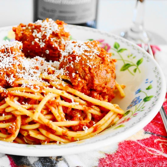 Spaghetti and Meatballs
