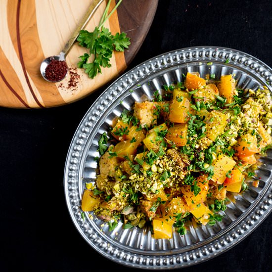 Golden Beet Panzanella