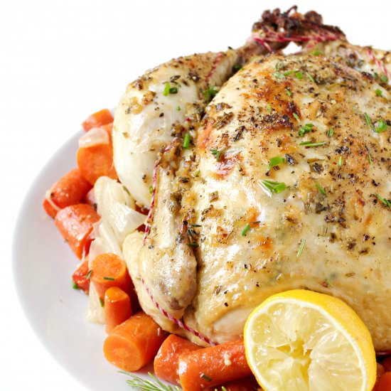Garlic & Herb Roasted Chicken