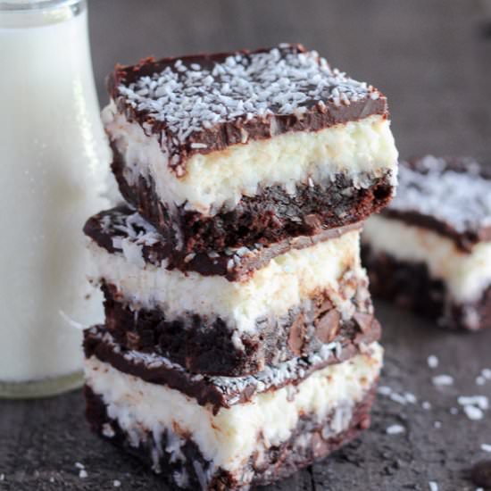 Chocolate Coconut Brownies
