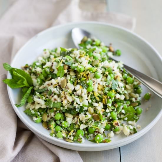 Quinoa Cauliflower Tabbouleh Salad