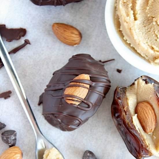 Dark Chocolate Double Stuffed Dates