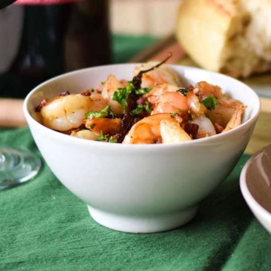 Garlicky Shrimp