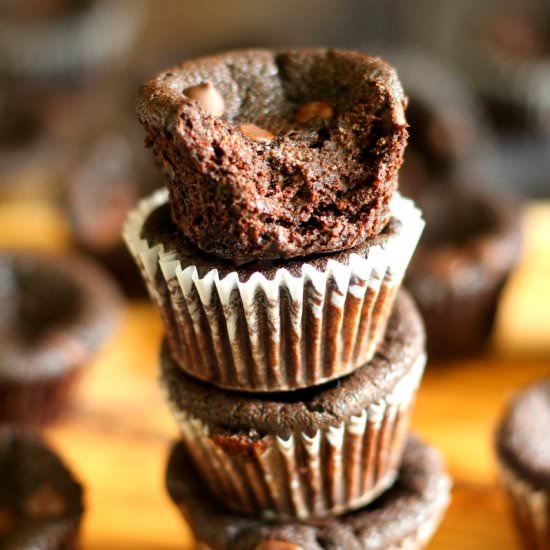 Flourless Fudge Brownie Bites