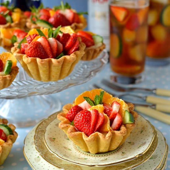 Pimm’s Fruit Tarts