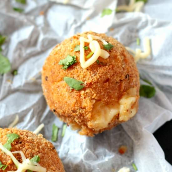 Cheesy Stuffed Mashed Potato Balls