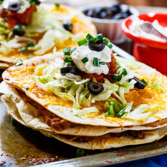 Tortilla Taco Pizza