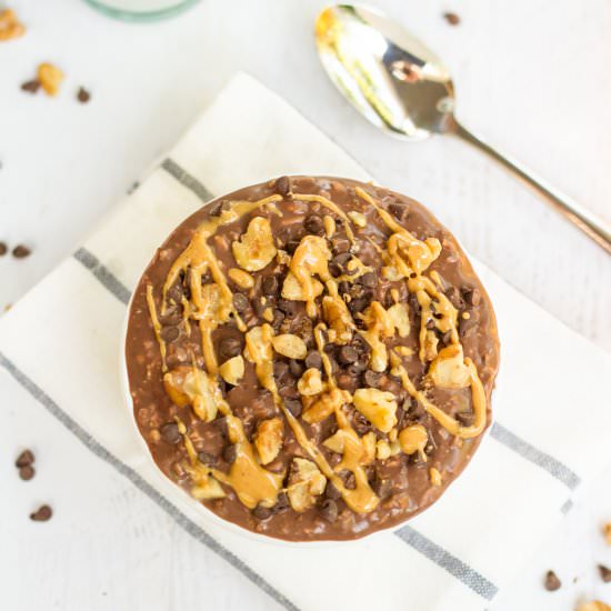 Brownie Batter Overnight Oats