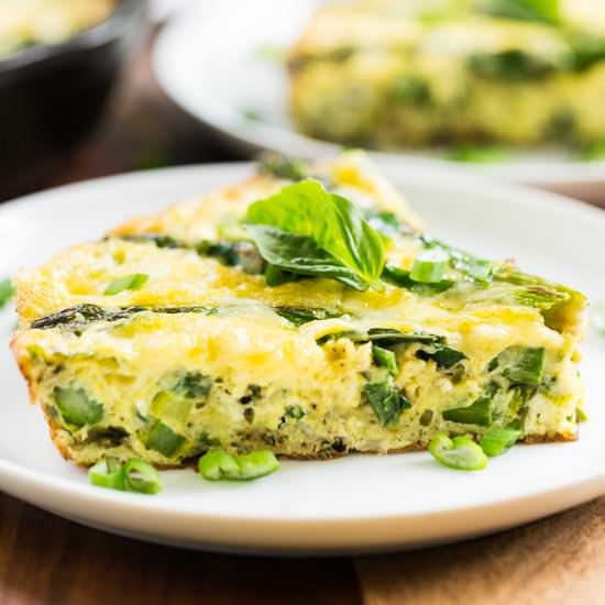 Asparagus Fontina Frittata