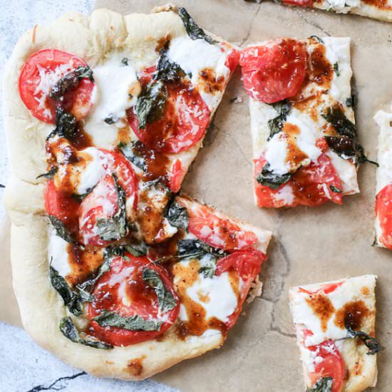 Burrata + Basil Pizza