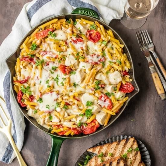 Chicken Alfredo Skillet