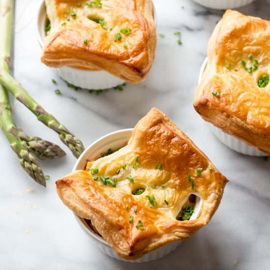 Spring Chicken Pot Pies