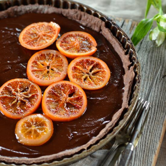 Chocolate and Orange Pie