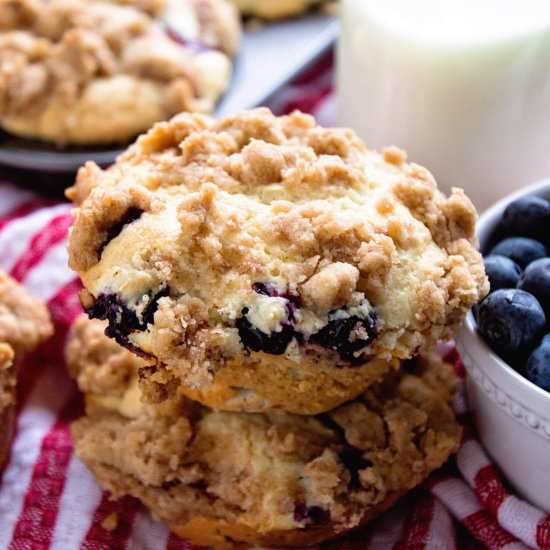 Blueberry Crumb Muffins