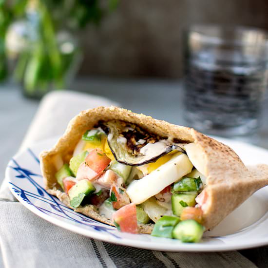 Sabich Sandwich