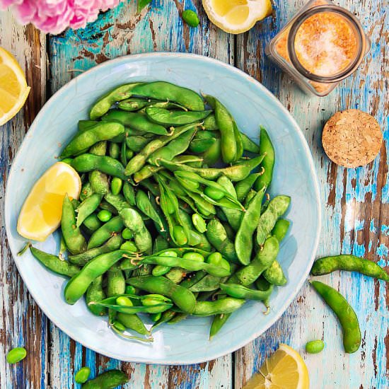 Edamame – with Sriracha Sea Salt
