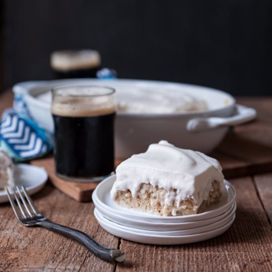 Coconut Porter Tres Leche Cake