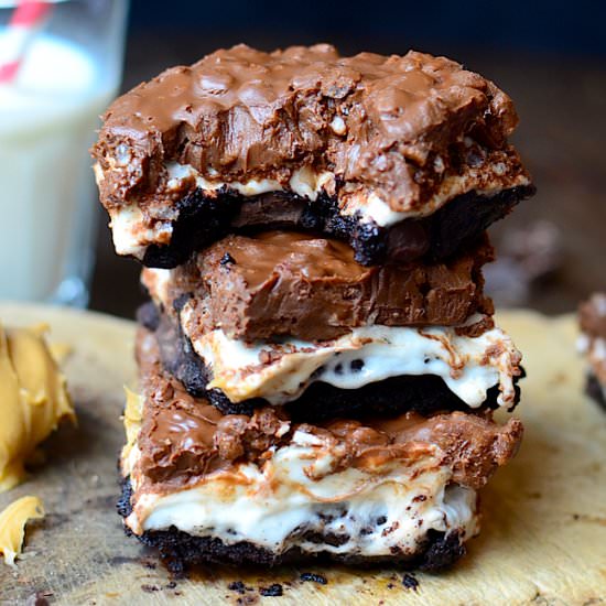 Marshmallow Crunch Brownies
