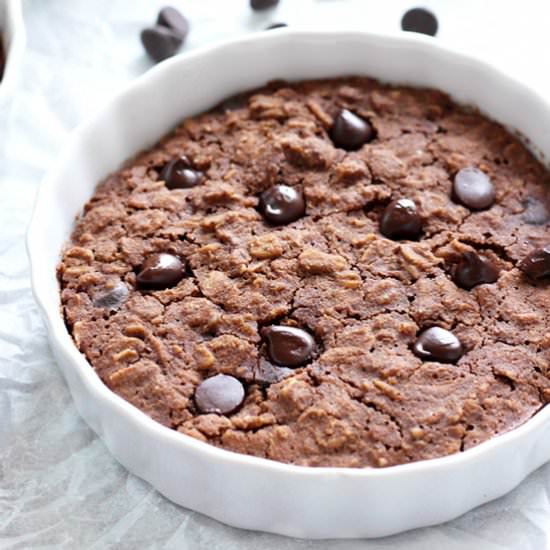 Easy Brownie Batter Breakfast Bake