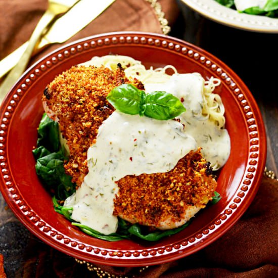 Sun-Dried Tomato Crusted Chicken
