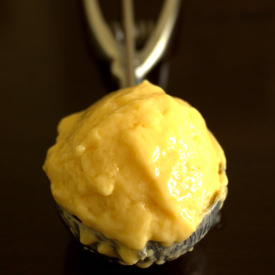 3-INGREDIENT MANGO FROZEN YOGURT