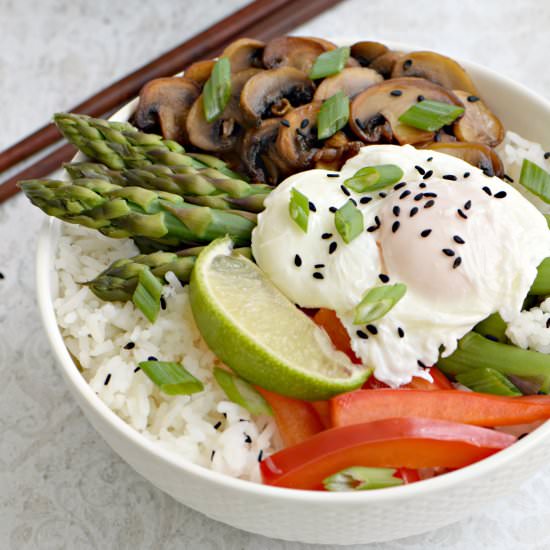 Asparagus Rice Bowl