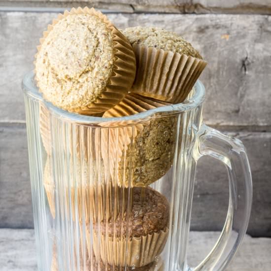 Gluten Free Vegan Blender Muffins