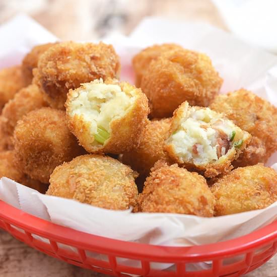 Loaded Mashed Potato Balls