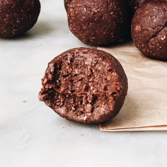 Choc-Raspberry Bliss Balls