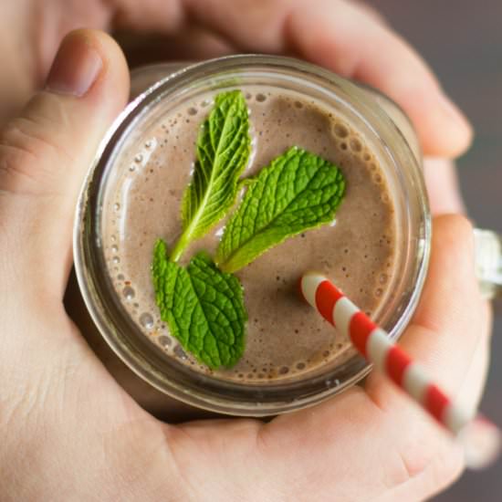 Nutty Mint Chocolate Smoothie