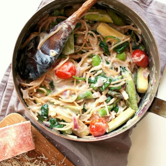 One Pot Spring Pasta