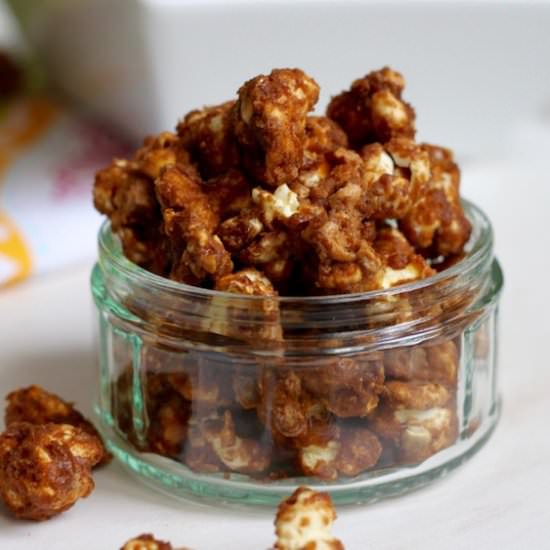 Caramelized Peanut Butter Popcorn
