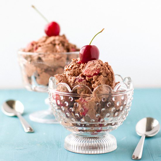 Chocolate Cherry Ice Cream