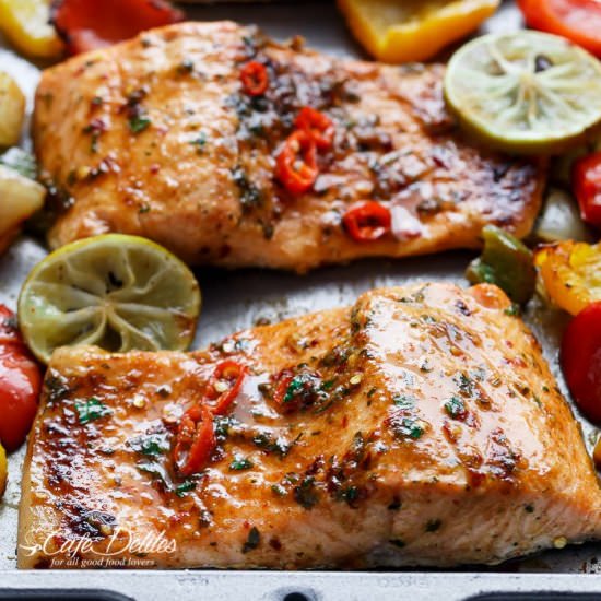Sheet Pan Chili Lime Salmon