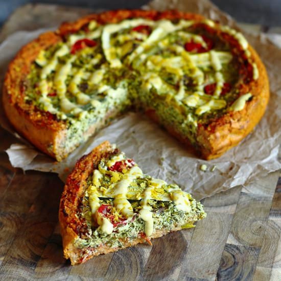 Deep Dish Pizza Quiche
