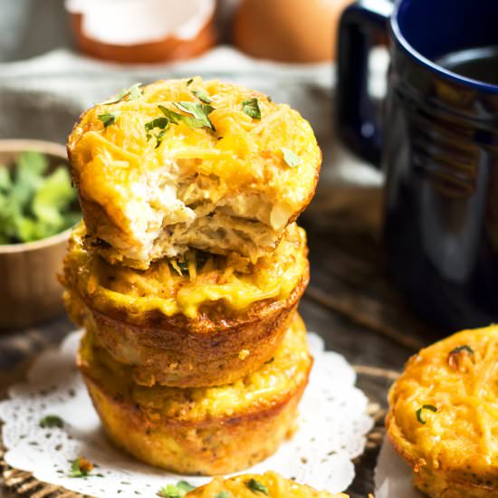Hash Brown & Egg Breakfast Muffins