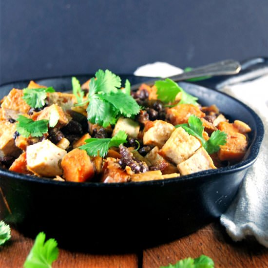Vegan Mexican Sweet Potato Hash