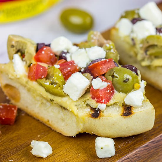 Grilled Mediterranean Baguette