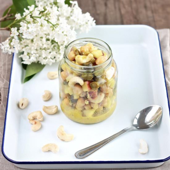 Vegan Chickpea Curry Salad