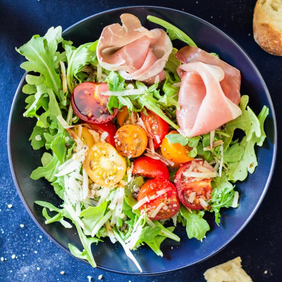 Arugula, Tomato and Prosciutto Salad