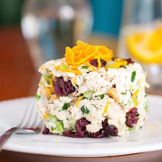 Cranberry and Walnut Chicken Salad